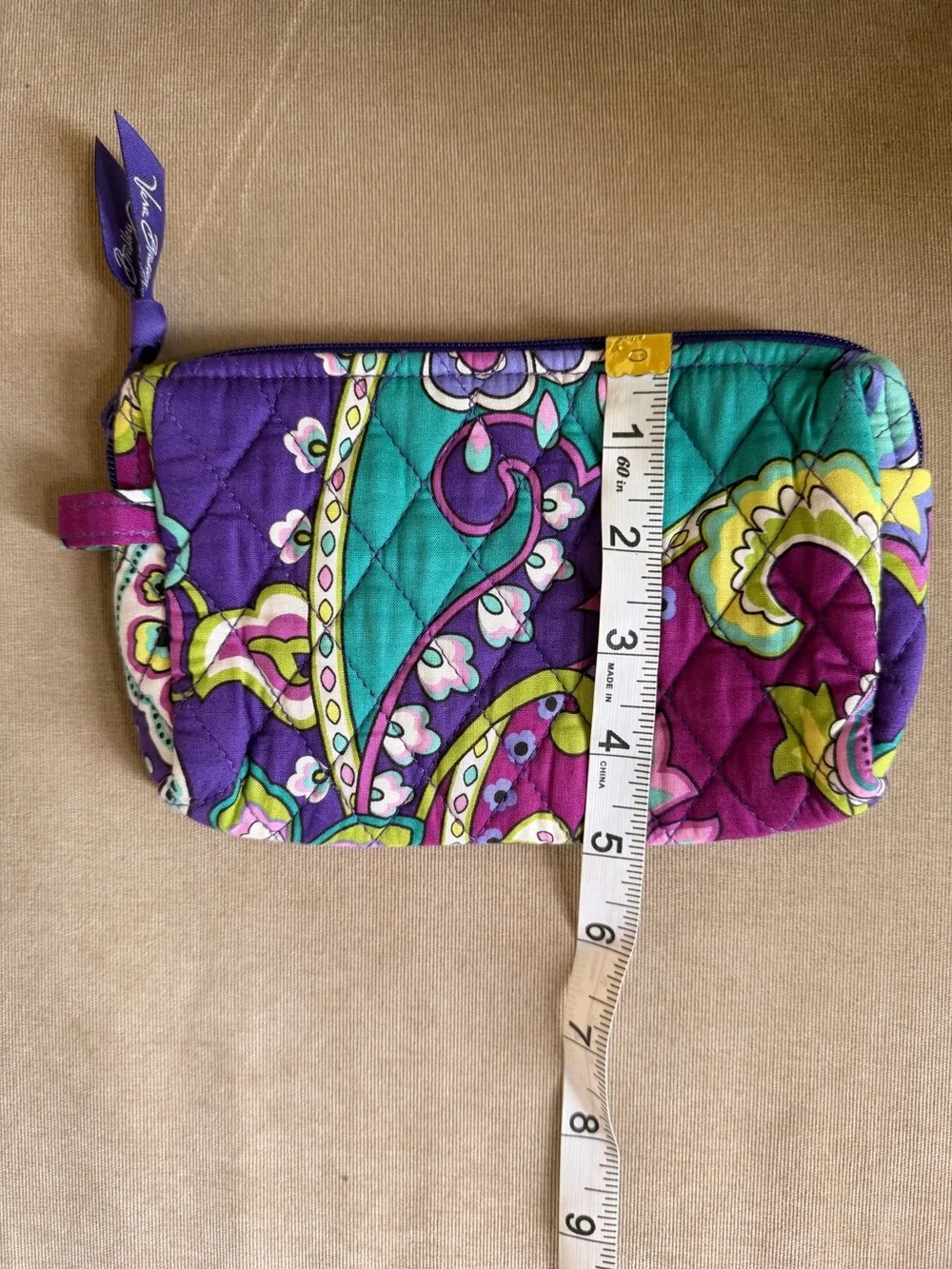 EUC | Vera Bradley Wristlet Pouch in Retired Heather Paisley Print